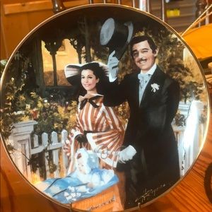 Gone With The Wind Golden Anniversary Series plate
